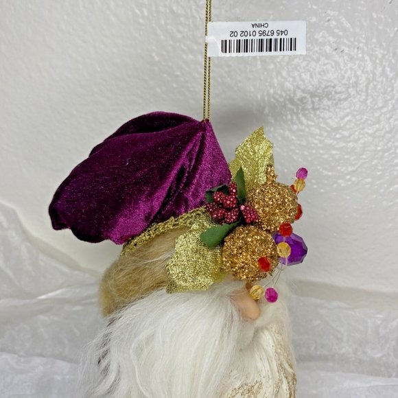 Santa Claus Christmas Ornament 10" Collectible New WT - Picture 9 of 11